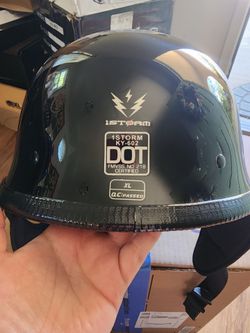 German style Half face helmet XL