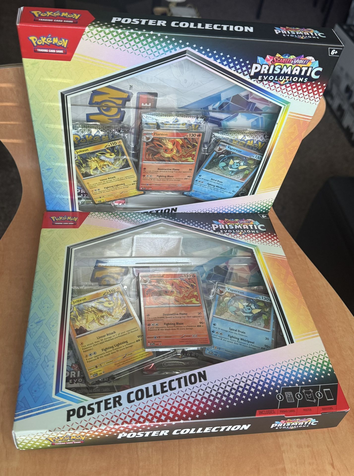 Pokemon Prismatic Evolutions Poster Collection – 2 Box Bundle (Sealed)