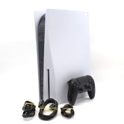 Sony PlayStation 5 Disc PS5 825GB White Console Gaming System CFI-1115A