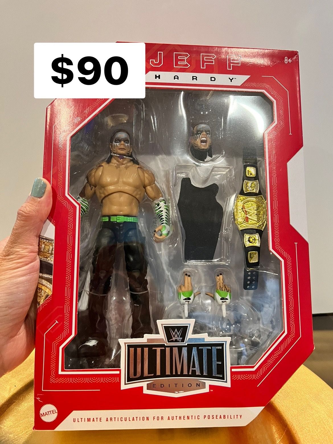WWE Jeff Hardy Ultimate Edition Fan Takeover Amazon Exclusive Action Figure