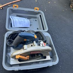 Ryobi 14 Amp Circular Saw With Case New 
