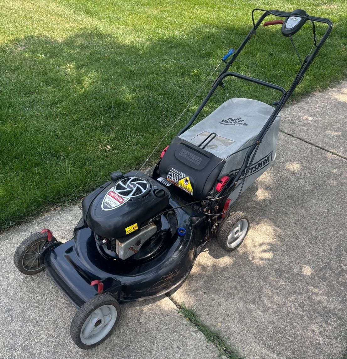 Craftsman Self Propelled Lawn Mower with Bag