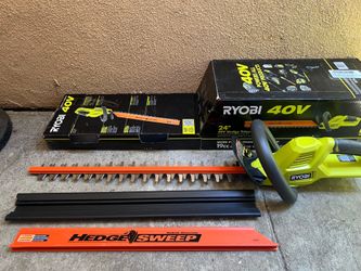 RYOBI 40V 24 in. Cordless Battery Hedge Trimmer (Tool Only)