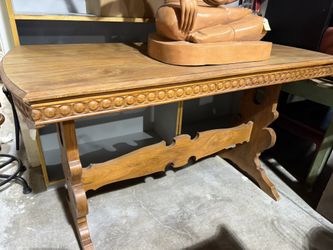 Console Trestle Table