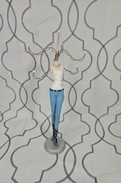 Mannequin Jewelry Stand Necklace Bracelet Holder Organizer 15” H