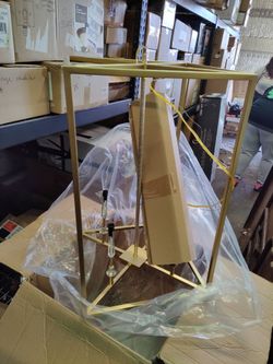 Progress Lighting palacio 26"x15"x15" Chandelier Pendant Light Fixture In Vintage Gold, few available