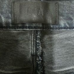 RTA jeans Worn 2x Ash Blue/black/grey