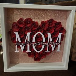 Mothers Day Personalized Shadow Box