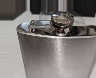 NEW 5oz steel flask