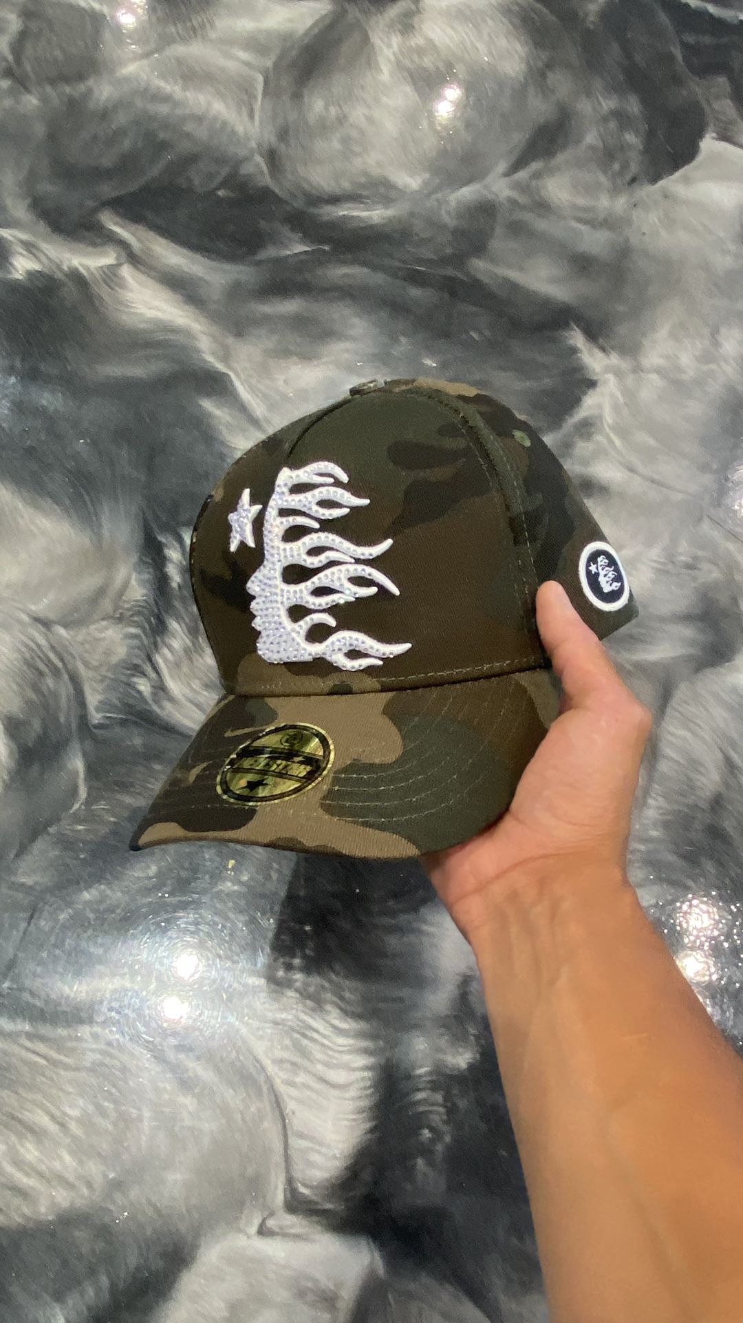 Camo Hellstar Rhinestone