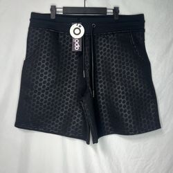 Blood Brother Nimda Quilted Shorts Mens XXL Black NWT