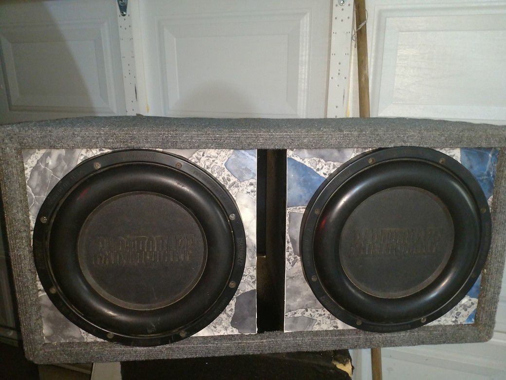 12 inch earthquake subwoofers old school
