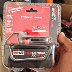 Milwaukee 5.0 Battery New!