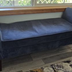 Navy Blue Bench Seat