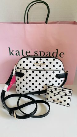 Kate Spade Polka Dot Crossbody Bag with Card Holder
