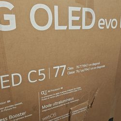 LG - 77" Class C5 Series OLED evo AI 4K UHD Smart webOS TV (2025)