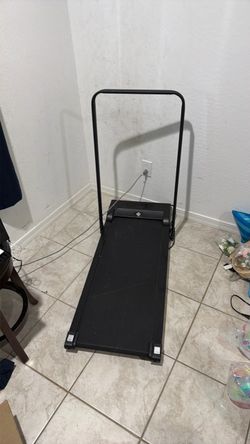 Compact Walking Treadmill with Handlebar