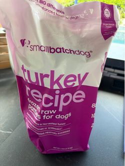 Small Batch Turkey Patties dog food