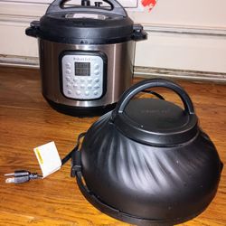 Instant Pot Duo Crisp 11 In 1 Air Fryer And Electric Pressure Cooker With 2 Lids 8 Qt