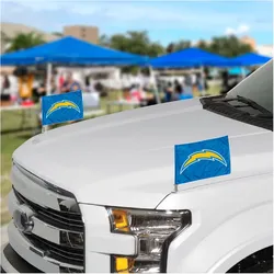 LA chargers' mini flags