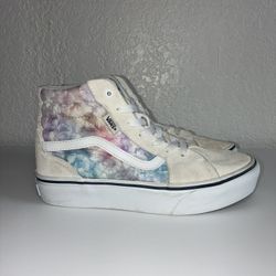 VANS Filmore High “Tie Dye” Women’s Size 6.5 Skateboarding Shoes 721356