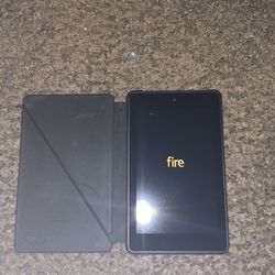 Amazon Fire Tablet W Magnetic Case