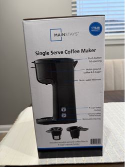 Mainstays Single Serving Coffee Pot