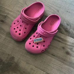 Pink Crocs Sz 13