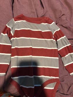Baby Long Sleeve Striped Onesie