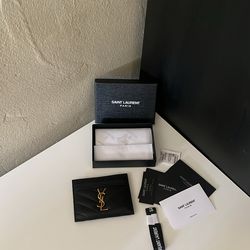 Ysl card wallet holder