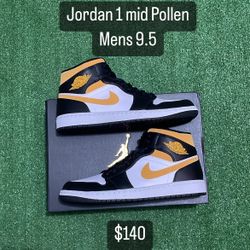 Jordan 1 Mid Pollen 