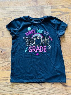First day of Second Grade Tshirt 10/12
