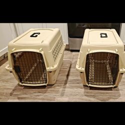 2 Medium Dog Crates-Clean-Like NEW