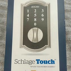 Schlage touch - keyless touch screen deadbolt,
