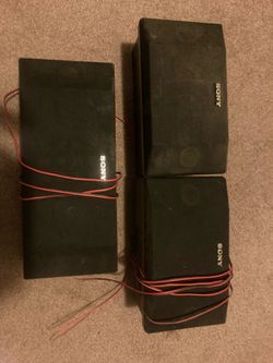 (3) Sony speakers