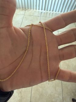 Cadena tejido lasso oro 18k