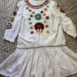 Mexican White Dress
