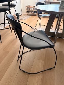 Black Leather Chairs