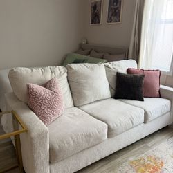 Queen Sleeper Sofa - Beige/Taupe