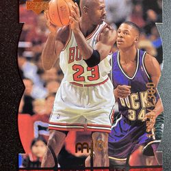 Michael Jordan 1998 Upper Deck MJX MJ Timepieces Red Limited Print /2300 Michael Jordan #71 NM/MT