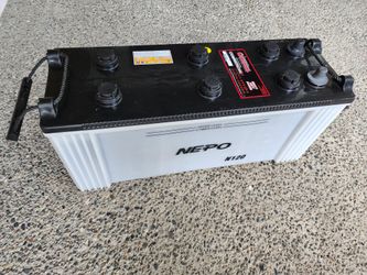 NEP-N120L - NEPO N120L Conventional 12V Japanese Tractor Battery