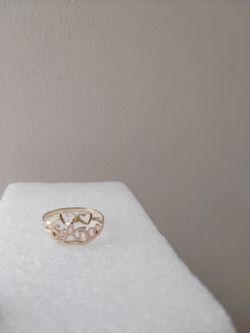 Number 15 Ring For A Quinceañera 14K