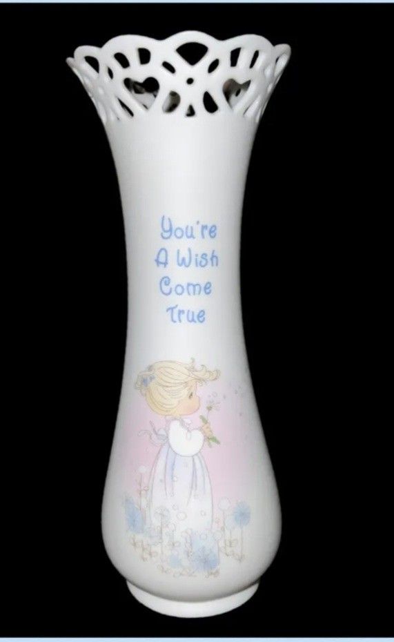 Precious Moments you are a wish come true vase