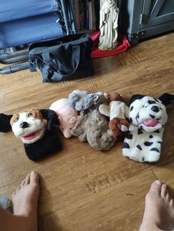 Stuffed animal puppets