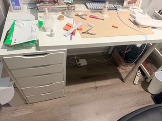 IKEA modular desk setup