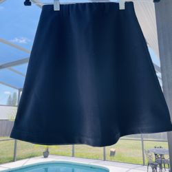 Black A-line Skirt