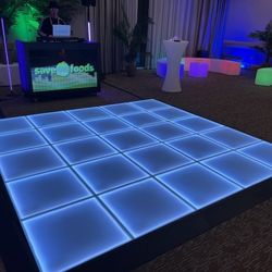 led color dance floor a sus ordenes