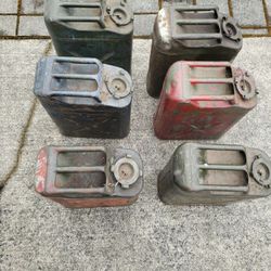 Vintage Jerry Cans / Gas Cans