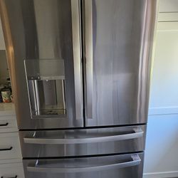 Profile 27.9 cu. ft. Smart 4-Door French Door Refrigerator with Door-in-Door in Fingerprint Resistant Stainless Steel