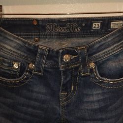 Miss Me Jeans - Size 23 Woman's Blue Denim